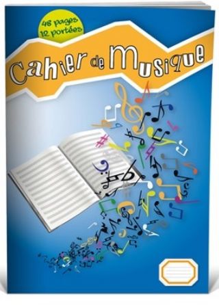 Cahier De Musique: Cahier De Musique Avec 12 Portées Par Page Grand Format 101 Pages Carnet De Partitions Pour Composer Ou Apprendre Le Solfege Motif Musique Partition Portee Solfege